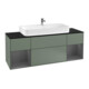 V&B Meuble sous lavabo Finion 160 cm, Pl b m, Rg A m Lac, Oli. m Lac-1