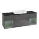 V&B Meuble sous lavabo Finion 160 cm, Pl b m, Rg Oli. m Lac, Anthrac. m-1