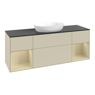V&B Meuble sous lavabo Finion 160 cm, Pl b m, Rg si G m La, si Gr m Lac
