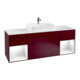 V&B Meuble sous lavabo Finion 160 cm, Pl blanc mat, Reg glo blanc laqué, Peo mat-1