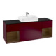V&B Meuble sous lavabo Finion 160 cm, Pl bleu m, Reg chêne m, Peo m-1