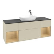 V&B Meuble sous lavabo Finion 160 cm, Pl bleu m, Reg Oa ven, si Gr m Lac-3