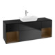 V&B Meuble sous lavabo Finion 160 cm, Pl bleu m, Reg wal ven, bleu m Lac