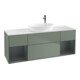 V&B Meuble sous lavabo Finion 160 cm, Pl w m, Reg md m Lac, Oli. m Lac-1