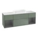 V&B Meuble sous-lavabo Finion 160 cm, Pl w m, Rg A m Lac, Oli. m Lac-1