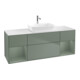 V&B Meuble sous lavabo Finion 160 cm, placage chêne, laqué huilé-1