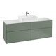 V&B Meuble sous lavabo Finion 160x60,3 cm, plaq. de recouv. bl., oli. avec laque-1