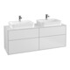 V&B Meuble sous-lavabo Finion 160x60,3 cm, plaque d'habillage blanc mat, blanc mat laqué-1