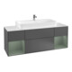 V&B Meuble sous-lavabo Finion 160x60,3x50,1 cm, chêne naturel mat, anthracite mat-1