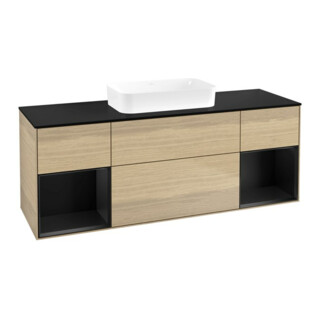 V&B Meuble sous lavabo Finion 160x60,3x50,1 cm, rég. bleu mat Lac, Oa ven