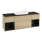 V&B Meuble sous lavabo Finion 160x60,3x50,1 cm, rég. bleu mat Lac, Oa ven