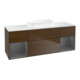 V&B Meuble sous lavabo Finion 160x60,3x50,1 cm, Rg A m Lac, noyer veinée-1
