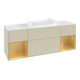 V&B Meuble sous lavabo Finion 160x60,3x50,1 cm, Rg g m Lac, si Gr m Lac-3