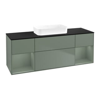 V&B Meuble sous lavabo Finion 160x60,3x50,1 cm, Rg Ol m Lac, Oli. m Lac
