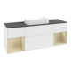 V&B Meuble sous lavabo Finion 160x60,3x50,1 cm, Rg si G m La, blanc m Lac-1