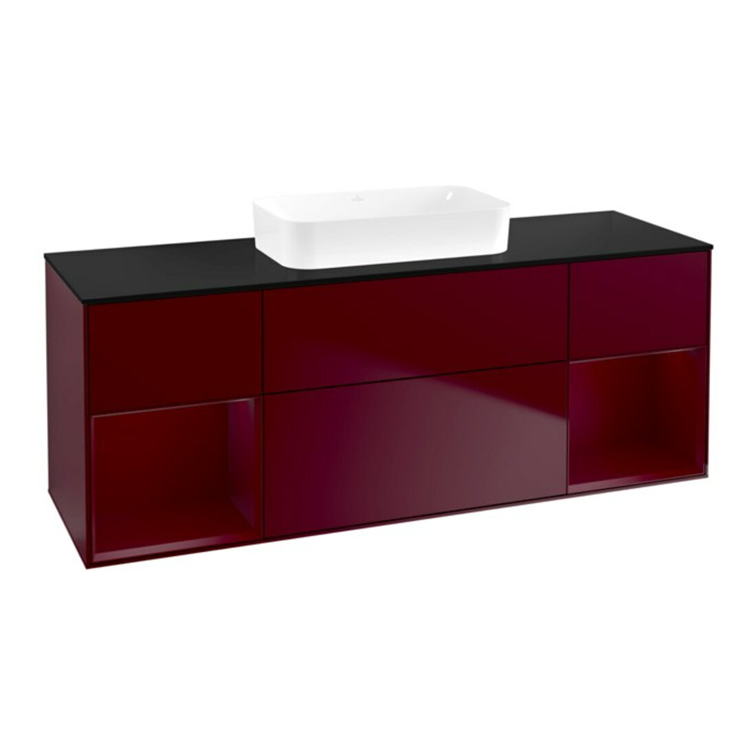 V&B Meuble sous-lavabo Finion 160x60,3x50,1cm, Reg Peo m Lac, Peo Mat