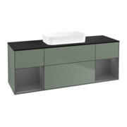 V&B Meuble sous lavabo Finion 160x60,3x50,1cm, Rg A m Lac, Oli. m Lac