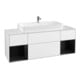 V&B Meuble sous lavabo Finion 160x60,3x50,1cm, Rg b m Lac, blanc brillant Lac-1