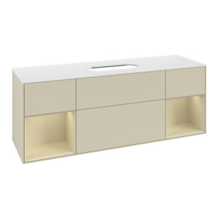 V&B Meuble sous-lavabo Finion 160x60,3x50,1cm, Rg si G m La, si G m La