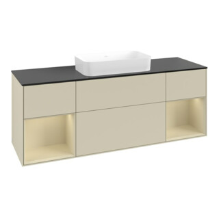 V&B Meuble sous lavabo Finion 160x60,3x50,1cm, Rg si G m La, si G m La