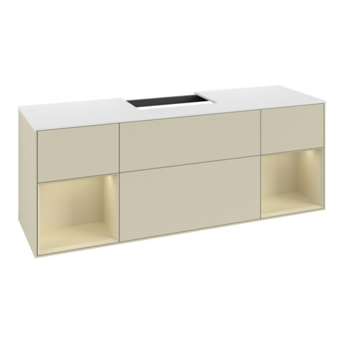 V&B Meuble sous lavabo Finion 160x60,3x50,1cm, Rg si G m La, si G m La