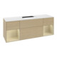 V&B Meuble sous lavabo Finion 160x60, blanc mat, rangement simple grand, laqué, ouverture à la ventilation-1