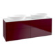 V&B Meuble sous lavabo Finion 160x60 cm, plan de toilette blanc mat, Peony mat-1
