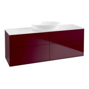 V&B Meuble sous lavabo Finion 160x60 cm, plan de toilette blanc mat, Peony mat