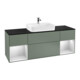 V&B Meuble sous lavabo Finion 160x60, Pl blanc mat, Arrière blanc mat laqué, Huile mat laqué-1