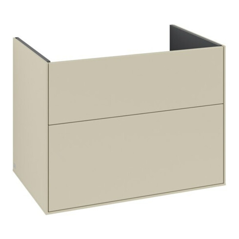 V&B Meuble sous-lavabo Finion 79,6x59,1x49,8 cm, laque mate gris soie