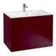 V&B Meuble sous lavabo Finion 79,6x59,1x49,8 cm, Pivoine mat-1