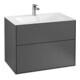 V&B Meuble sous-lavabo Finion 79,6x59,1x49,8cm, Anthracite mat-1
