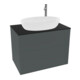 V&B Meuble sous lavabo Finion 80x60,3 cm, pl. abd. bleu mat, m. bleu mat Lac-1
