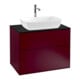 V&B Meuble sous-lavabo Finion 80x60,3 cm, plan de travail bleu mat, Peony mat-1