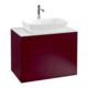 V&B Meuble sous lavabo Finion 80x60,3 cm, plaque de fermeture blanc mat, Peony mat-1