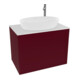 V&B Meuble sous lavabo Finion 80x60,3 cm, plaque de fermeture blanc mat, Peony mat-1