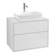 V&B Meuble sous-lavabo Finion 80x60,3cm, plan de découpe blanc, laqué blanc mat-1