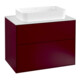 V&B Meuble sous-lavabo Finion 80x60,3cm, plaque d'habillage blanc mat, Peony mat-1