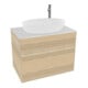 V&B Meuble sous-lavabo Finion 80x60,3cm, plinthe wh. mat, placage chêne-1