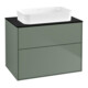 V&B Meuble sous lavabo Finion 80x60,3x50,1 mm, bleu brillant, huile mat-1