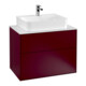V&B Meuble sous-lavabo Finion 80x60,3x50,1cm, plan de découpe blanc mat Peo-1