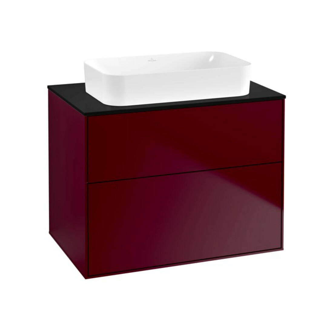 V&B Meuble sous-lavabo Finion 80x60,3x50,1mm, bleu mat, Peony mat