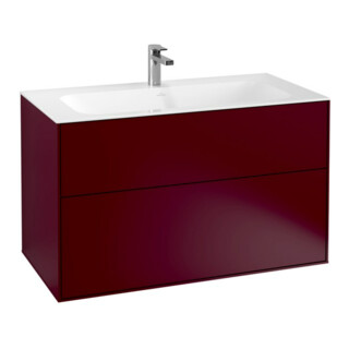 V&B Meuble sous lavabo Finion 99,6x59,1x49,8cm, Pivoine Mat