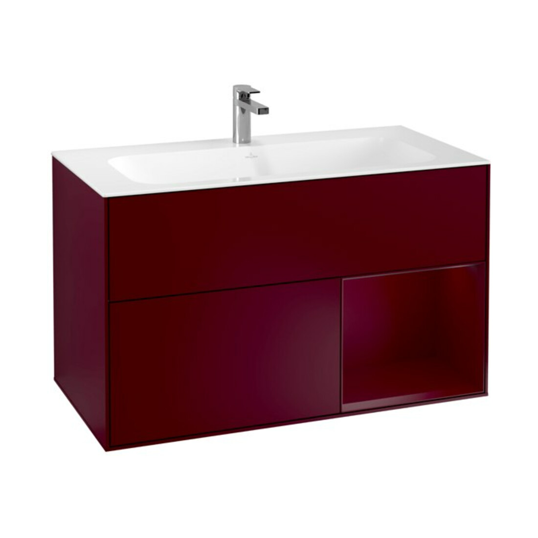 V&B Meuble sous lavabo Finion étagère droite Peony, Peony mat