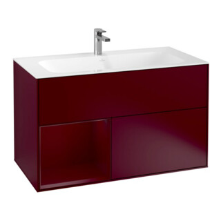 V&B Meuble sous lavabo Finion étagère gauche Peony, Peony mat