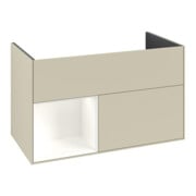 V&B Meuble sous lavabo Finion Reg Gch bl. avec laque, gris soie mat-3