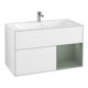 V&B Meuble sous lavabo Finion Reg re Oli. m laque, blanc brillant-1