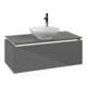 V&B Meuble sous-lavabo Legato 100x38x50 cm, avec LED, couleur glo Gr-1
