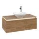 V&B Meuble sous lavabo Legato 100x38x50 cm, WT m, m LED, Kan Oa-1