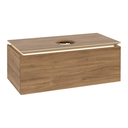 V&B Meuble sous lavabo Legato 100x38x50 cm, WT m, m LED, Kan Oa
